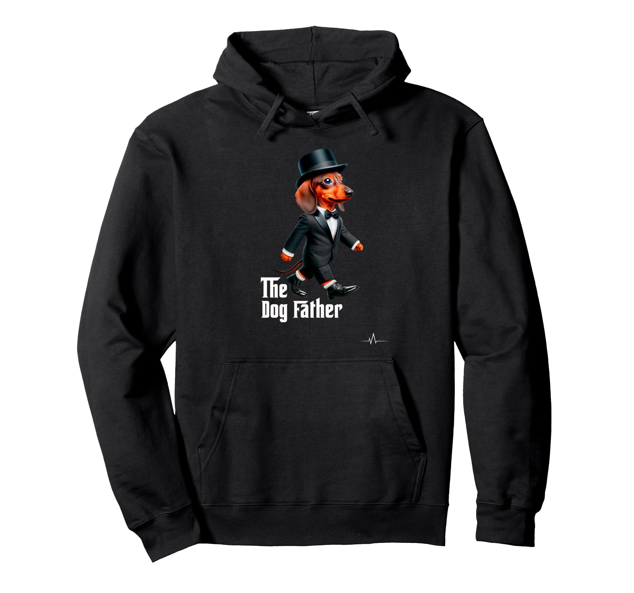 Dog Father Pet Funny Dog Dad Hoodie - Custom Art Print Men Women - T-Shirt, Sweatshirt, Hoodie