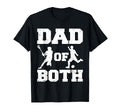Dad Both Funny Lacrosse Soccer Dad T-Shirt - Fun Novelty Design for Adults - T-Shirt, Sweatshirt, Hoodie