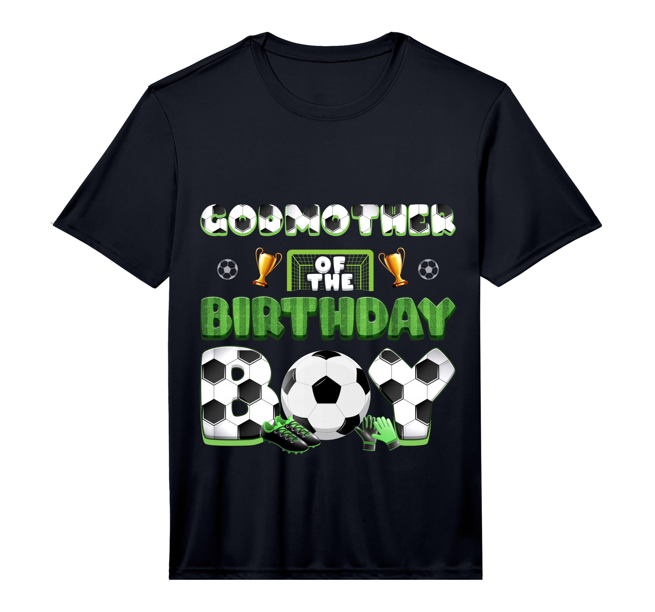 Godmother Birthday Soccer Group Family T-Shirt - Trendy Graphic Unisex - T-Shirt, Sweatshirt, Hoodie