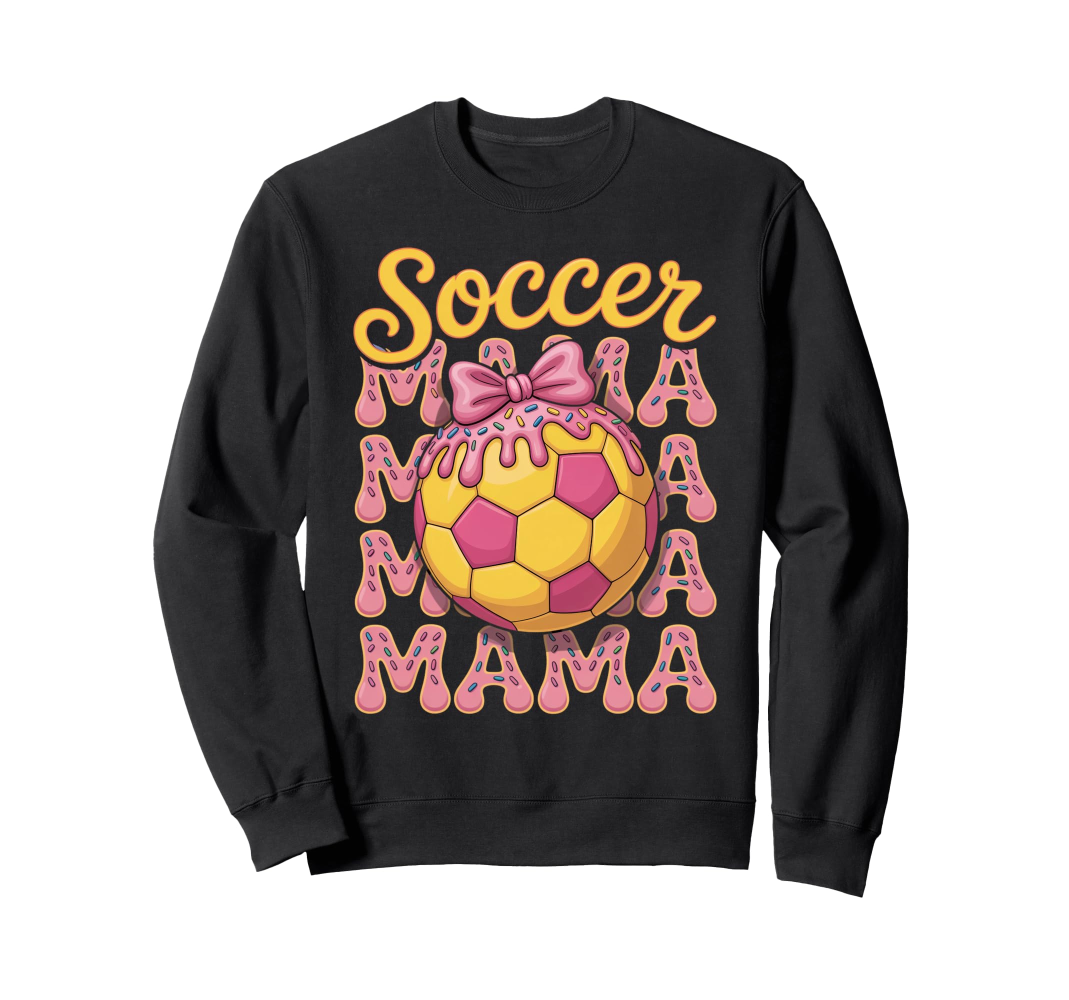Soccer Mama Ice Cream Drip Game Soccer Sweatshirt - Trendy Graphic Unisex - T-Shirt, Sweatshirt, Hoodie