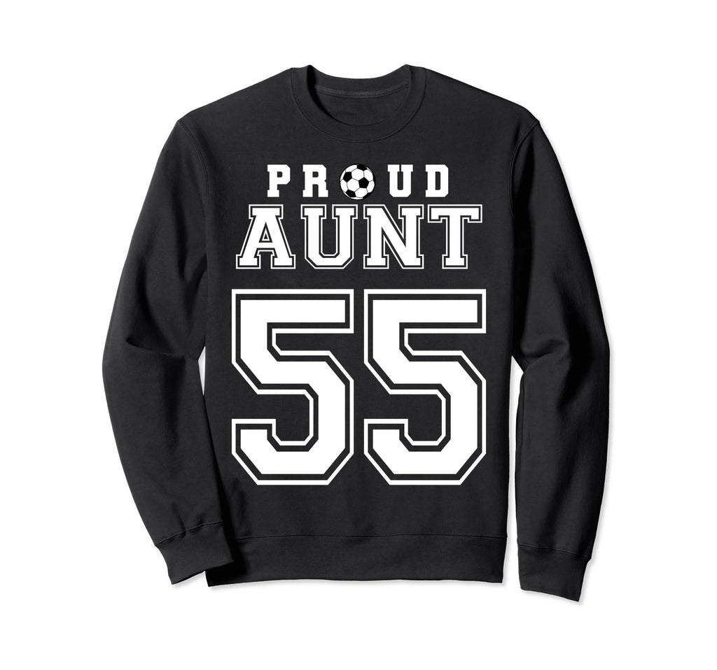 Number 55 Custom Proud Soccer Sweatshirt - Minimalist Print for Adults - T-Shirt, Sweatshirt, Hoodie