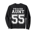Number 55 Custom Proud Soccer Sweatshirt - Minimalist Print for Adults - T-Shirt, Sweatshirt, Hoodie
