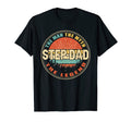 Mens Stepdad Myth Legend Dad Fathers Day T-Shirt - Custom Art Print Unisex - T-Shirt, Sweatshirt, Hoodie