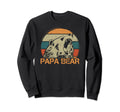 Papabear Papa Bear Daddy Dad Fathers Sweatshirt - Aesthetic Graphic Unisex - T-Shirt, Sweatshirt, Hoodie