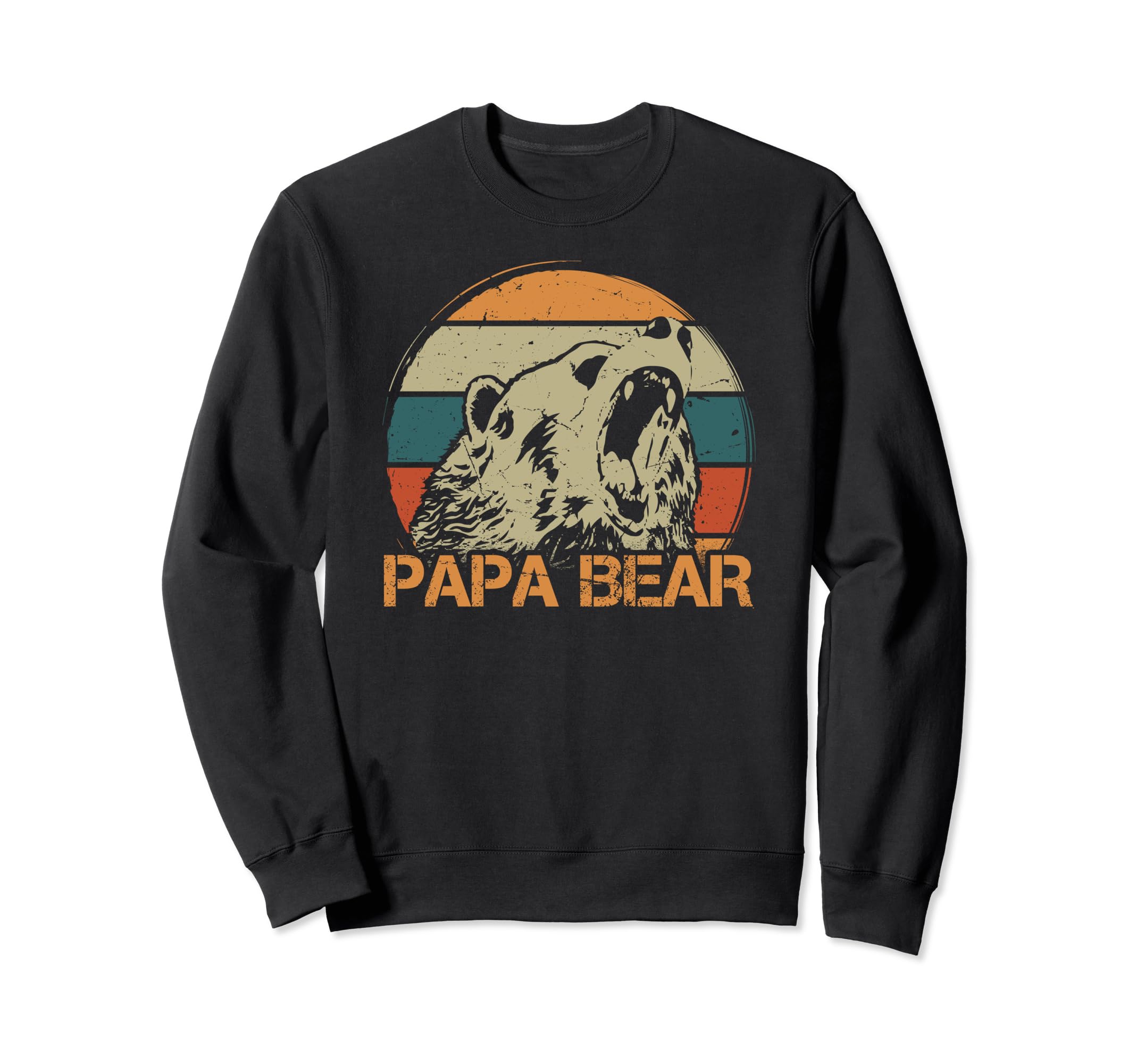 Papabear Papa Bear Daddy Dad Fathers Sweatshirt - Aesthetic Graphic Unisex - T-Shirt, Sweatshirt, Hoodie