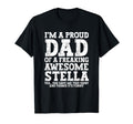 Dad Stella Personalized Name Funny T-Shirt - Aesthetic Graphic for Adults - T-Shirt, Sweatshirt, Hoodie