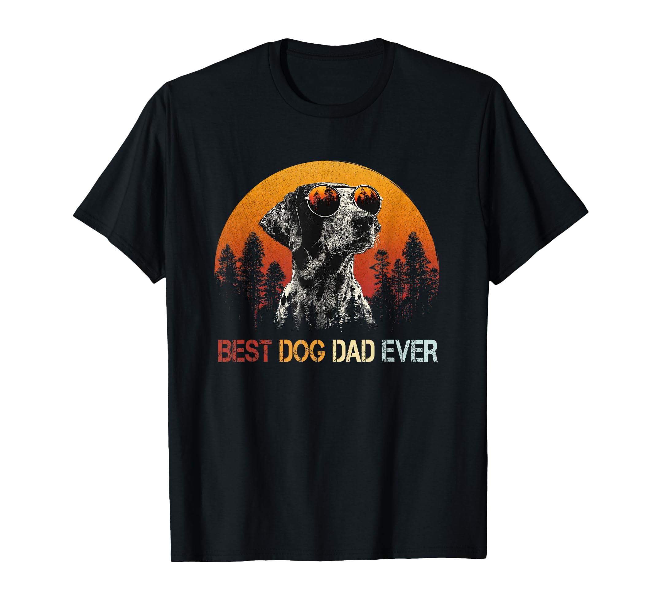 Mens Best Catahoula Leopard Dog Dad Ever T-Shirt - Graphic Print Unisex - T-Shirt, Sweatshirt, Hoodie