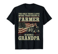 Farming Farmer Grandpa Tractor American T-Shirt - Graphic Print Men Women - T-Shirt, Sweatshirt, Hoodie
