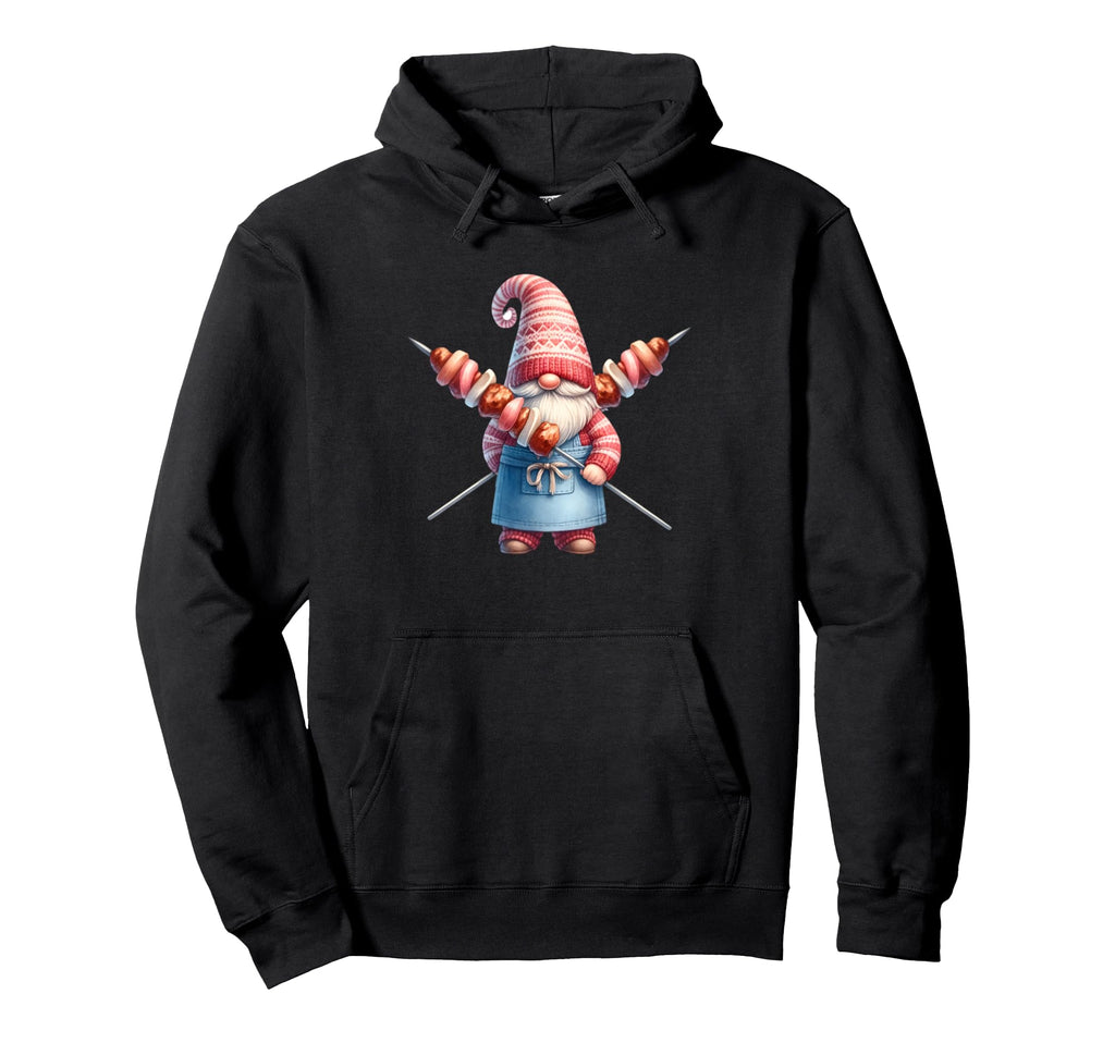 Funny Grill Gnome Bbq Apron Who Loves Hoodie - Aesthetic Graphic Unisex - T-Shirt, Sweatshirt, Hoodie