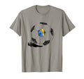 Soccer Bosnia Flag Bosnian Pride T-Shirt - Custom Art Print Men Women - T-Shirt, Sweatshirt, Hoodie