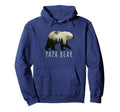 Papa Bear Forest Bear Hoodie - Fun Novelty Design for Adults - T-Shirt, Sweatshirt, Hoodie