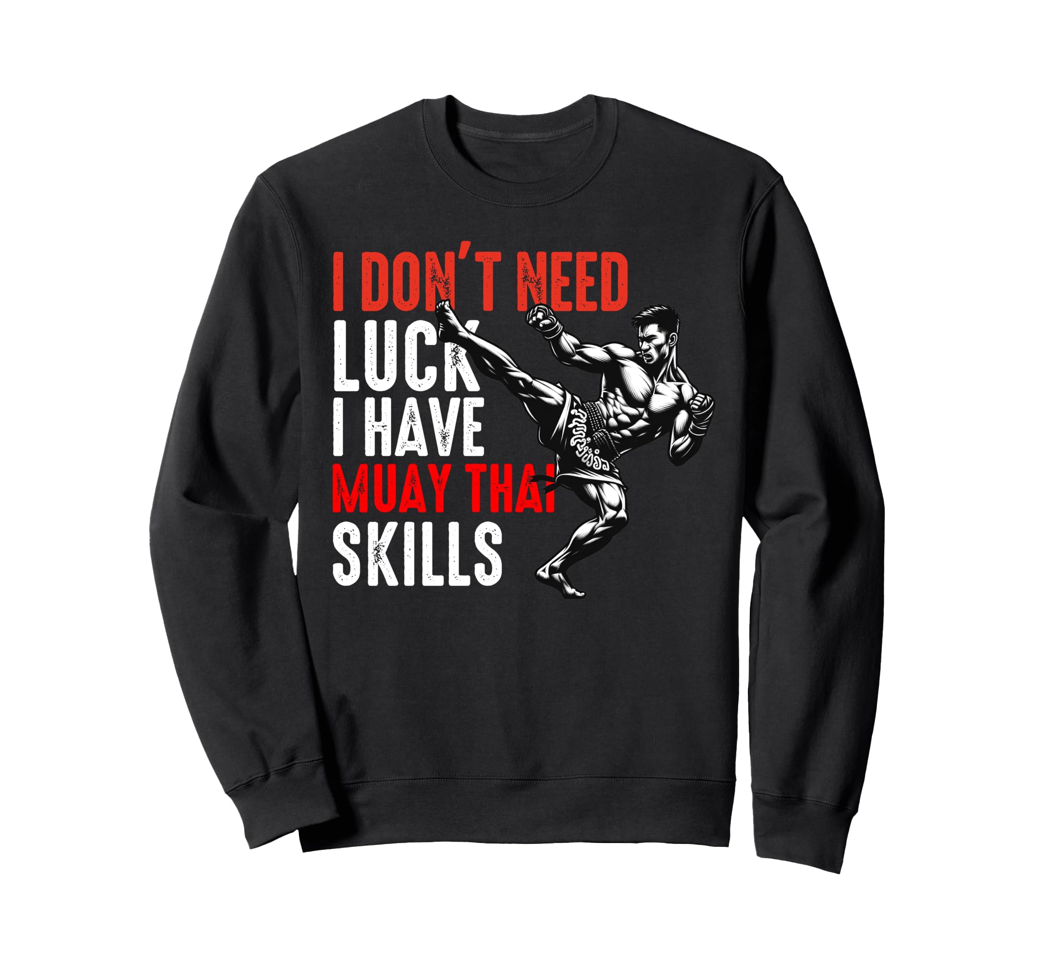Muay Thai Fighter Dad Thai Kickboxing Sweatshirt - Custom Art Print Unisex - T-Shirt, Sweatshirt, Hoodie