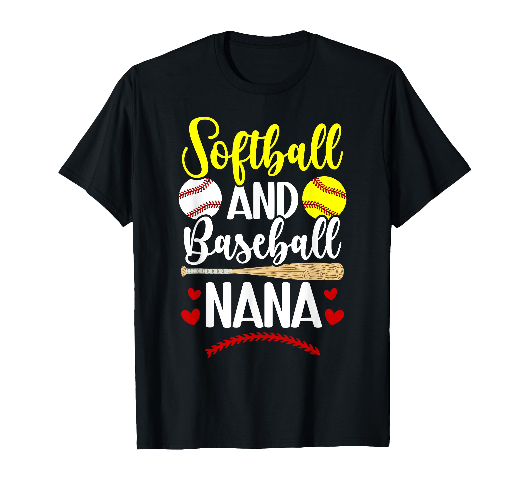 Softball And Baseball Nana Baseball T-Shirt - Novelty Apparel Men Women - T-Shirt, Sweatshirt, Hoodie