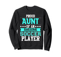 Aunt Soccer Player Expert Sports Sweatshirt - Custom Art Print for Adults - T-Shirt, Sweatshirt, Hoodie