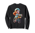 Flower Bicycle Funny Sweatshirt - Unique Graphic for Adults - T-Shirt, Sweatshirt, Hoodie