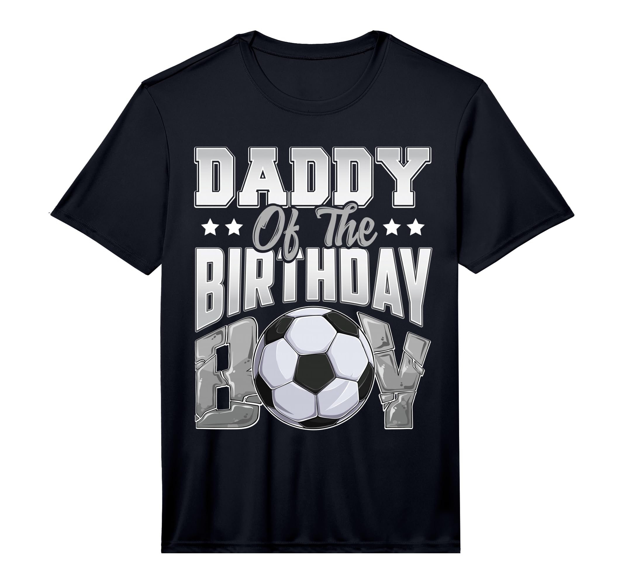 Daddy Soccer Birthday Family T-Shirt - Casual Everyday Wear for Adults - T-Shirt, Sweatshirt, Hoodie