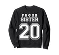 Number 20 Custom Proud Soccer Sweatshirt - Casual Everyday Wear Unisex - T-Shirt, Sweatshirt, Hoodie