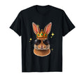 Bunny Sunglasses Wearing Crown Easter T-Shirt - Streetwear Style Unisex - T-Shirt, Sweatshirt, Hoodie