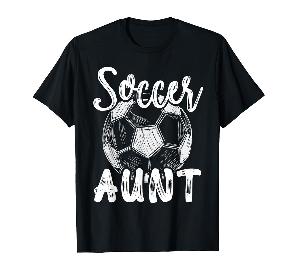 Soccer Aunt Family Matching Team T-Shirt - Aesthetic Graphic for Adults - T-Shirt, Sweatshirt, Hoodie