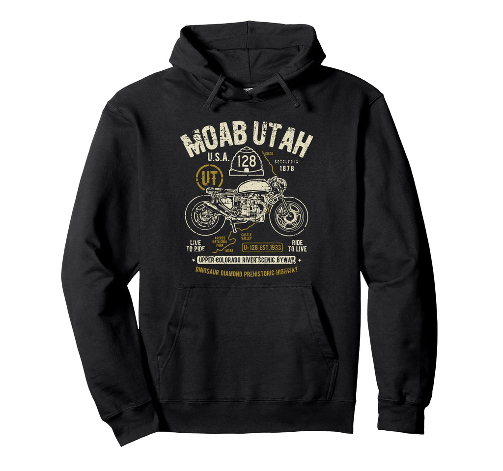 Moab Utah Route U 128 Colorado River Hoodie - Trendy Graphic for Adults - T-Shirt, Sweatshirt, Hoodie