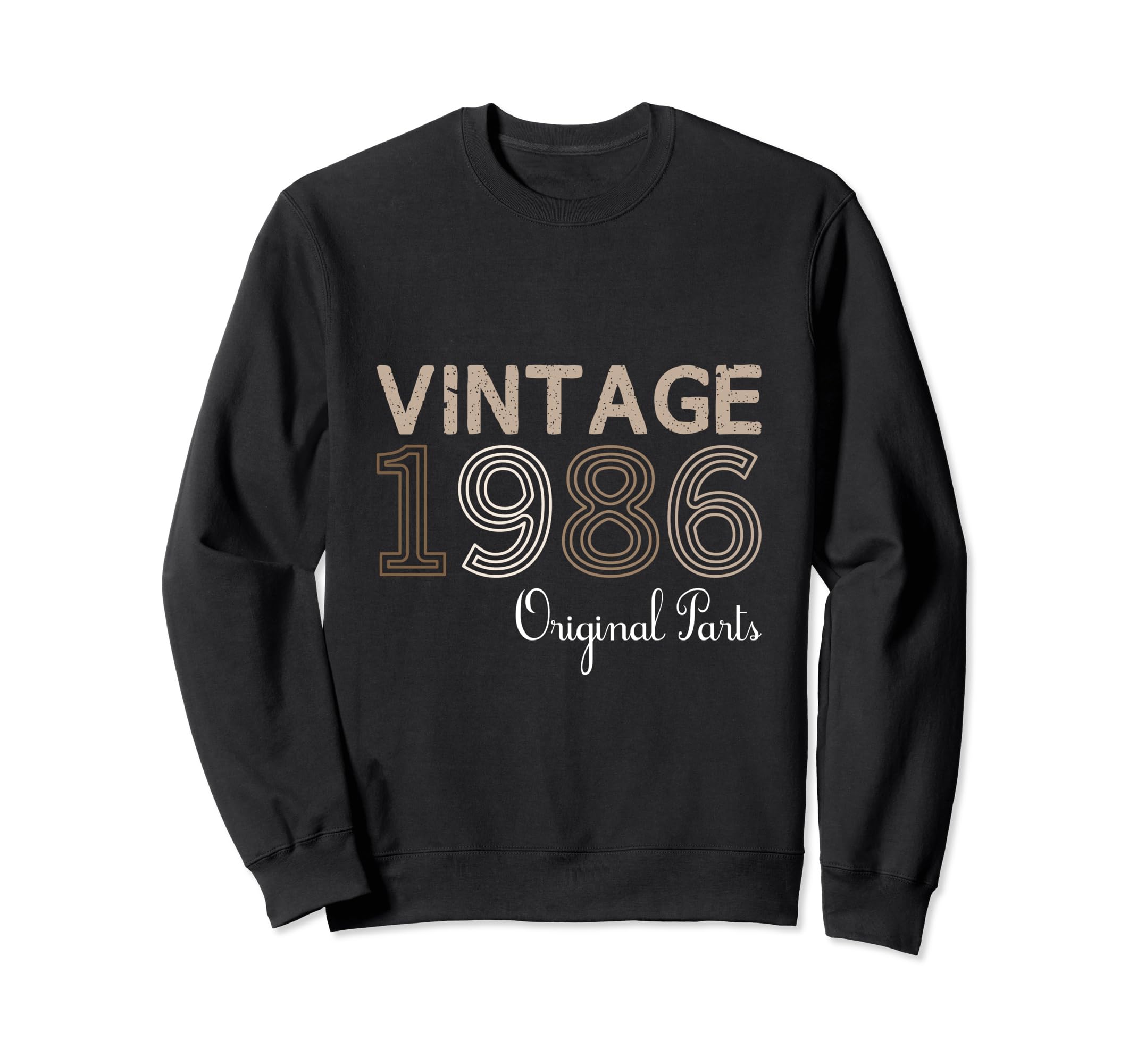 Year 1986 Gift Birthday Mom Dad Sweatshirt - Trendy Graphic Men Women - T-Shirt, Sweatshirt, Hoodie