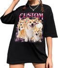 Custom Dog for Women, Personalized Pet Face Photo - Adult & Kids T-Shirts, Sweatshirts & Hoodies apparel design preview 1
