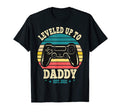 Promoted To Daddy 2021 Leveled Up To T-Shirt - Minimalist Print Men Women - T-Shirt, Sweatshirt, Hoodie