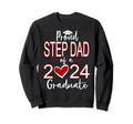 Proud Step Dad Class 2024 Graduate Sweatshirt - Novelty Apparel for Adults - T-Shirt, Sweatshirt, Hoodie