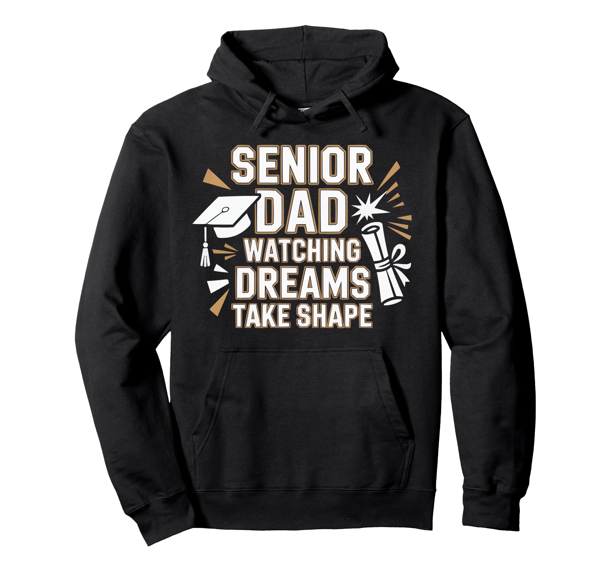 High School Senior Dad Classroom Hoodie - Trendy Graphic Men Women - T-Shirt, Sweatshirt, Hoodie