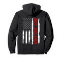 Best Dad Ever American Flag Funny Hoodie - Fun Novelty Design Men Women - T-Shirt, Sweatshirt, Hoodie