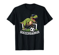T Rex Playing Soccer Football T-Shirt - Casual Everyday Wear Men Women - T-Shirt, Sweatshirt, Hoodie