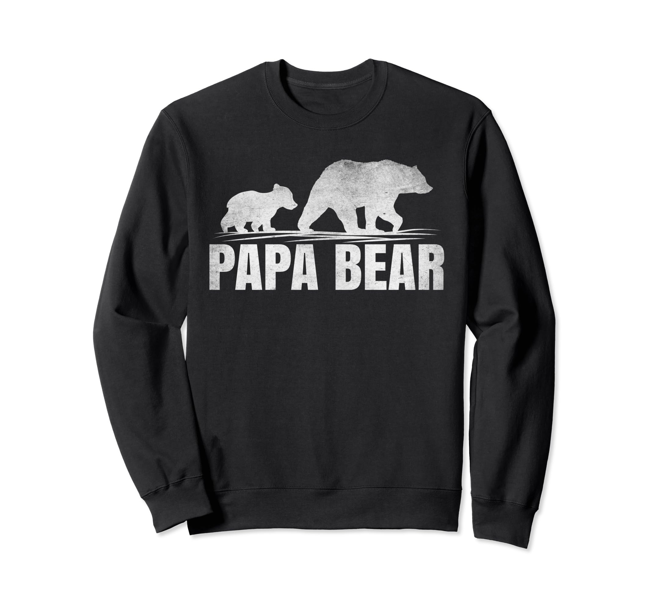 Bear Lover Dad Daddy Distressed Sweatshirt - Unique Graphic for Adults - T-Shirt, Sweatshirt, Hoodie
