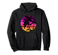 Beach Trees Palm Summer Tropical Island Hoodie - Novelty Apparel Men Women - T-Shirt, Sweatshirt, Hoodie