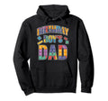 Birthday Dad Building Blocks Hoodie - Streetwear Style for Adults - T-Shirt, Sweatshirt, Hoodie
