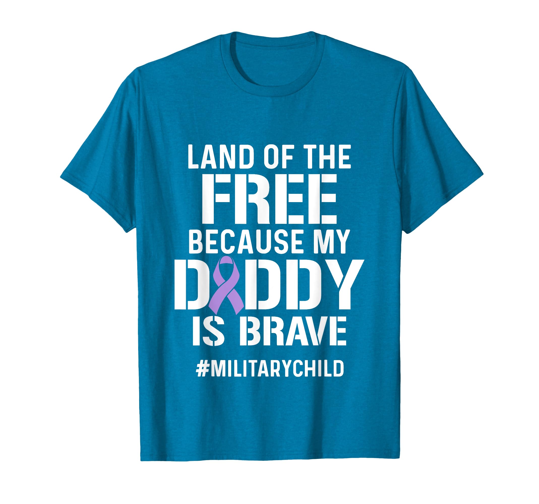 Military Child Month Purple Up Free T-Shirt - Fun Novelty Design Men Women - T-Shirt, Sweatshirt, Hoodie