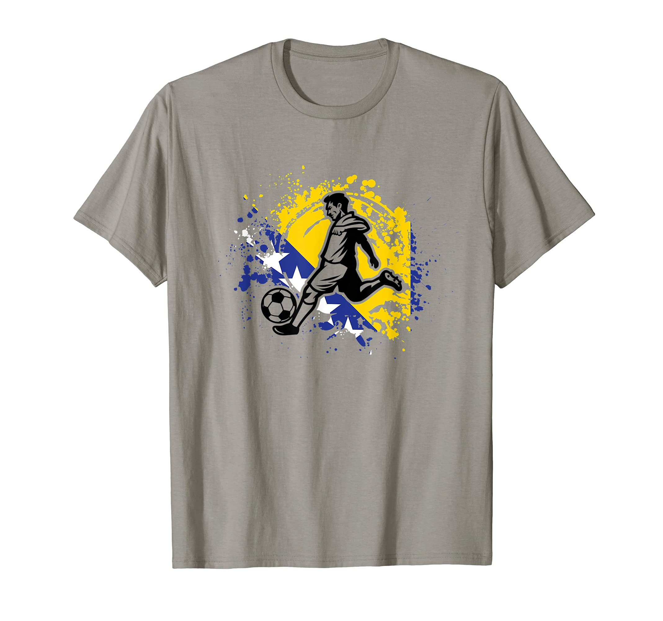 Bosnia And Herzegovina Football T-Shirt - Casual Everyday Wear Men Women - T-Shirt, Sweatshirt, Hoodie
