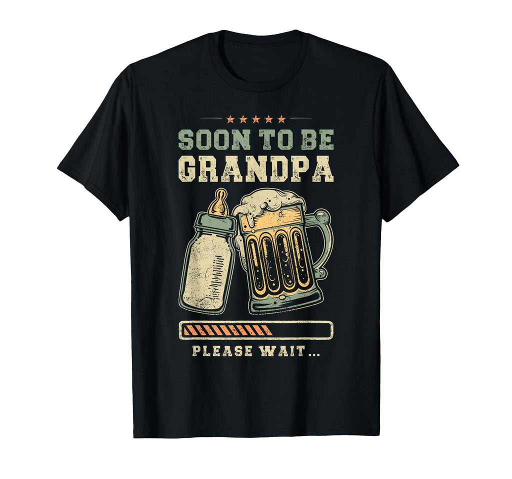 Soon To Be Grandpa Reveal Expecting T-Shirt - Graphic Print Unisex - T-Shirt, Sweatshirt, Hoodie