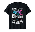 Auntie Birthday Mermaid Gifts Aunt Family T-Shirt - Trendy Graphic Unisex - T-Shirt, Sweatshirt, Hoodie