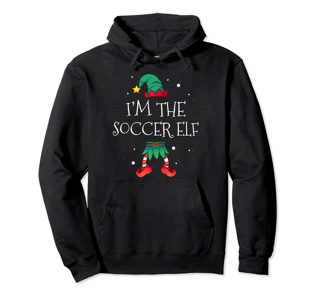 Im Soccer Elf Matching Family Outfits Hoodie - Graphic Print for Adults - T-Shirt, Sweatshirt, Hoodie
