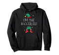 Im Soccer Elf Matching Family Outfits Hoodie - Graphic Print for Adults - T-Shirt, Sweatshirt, Hoodie