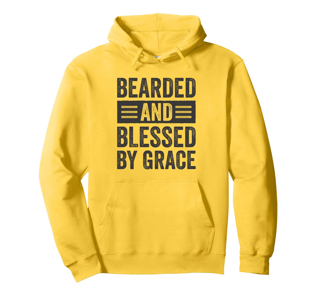 Bearded And Blessed Dog Lover Hoodie - Fun Novelty Design for Adults - T-Shirt, Sweatshirt, Hoodie