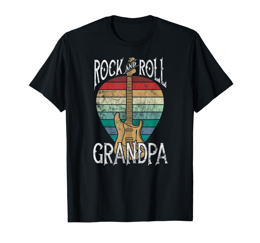 Rock N Roll Grandpa Guitar Player Music T-Shirt - Streetwear Style Unisex - T-Shirt, Sweatshirt, Hoodie
