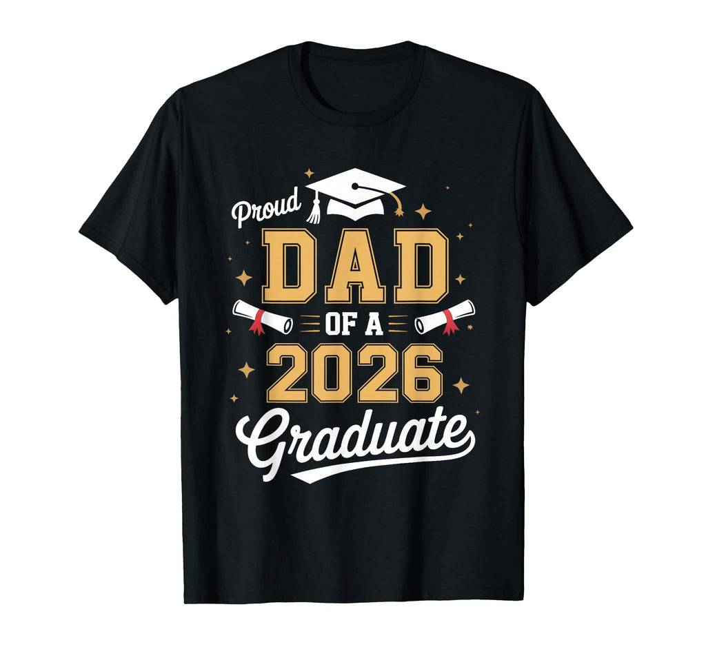 Senior Dad 2026 Proud Dad Class T-Shirt - Aesthetic Graphic for Adults - T-Shirt, Sweatshirt, Hoodie