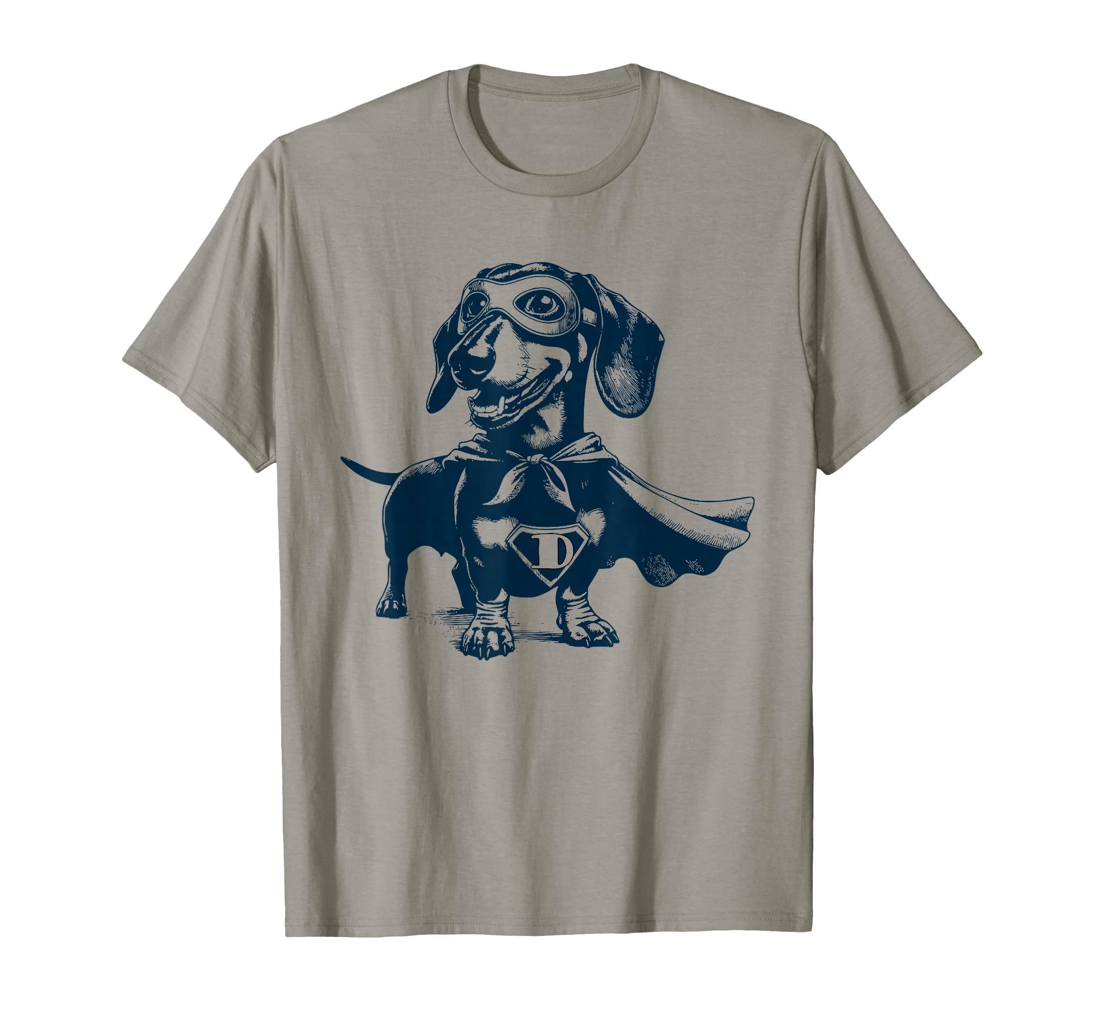 Super Weenie Hero Dachshund Mask And T-Shirt - Trendy Graphic for Adults - T-Shirt, Sweatshirt, Hoodie