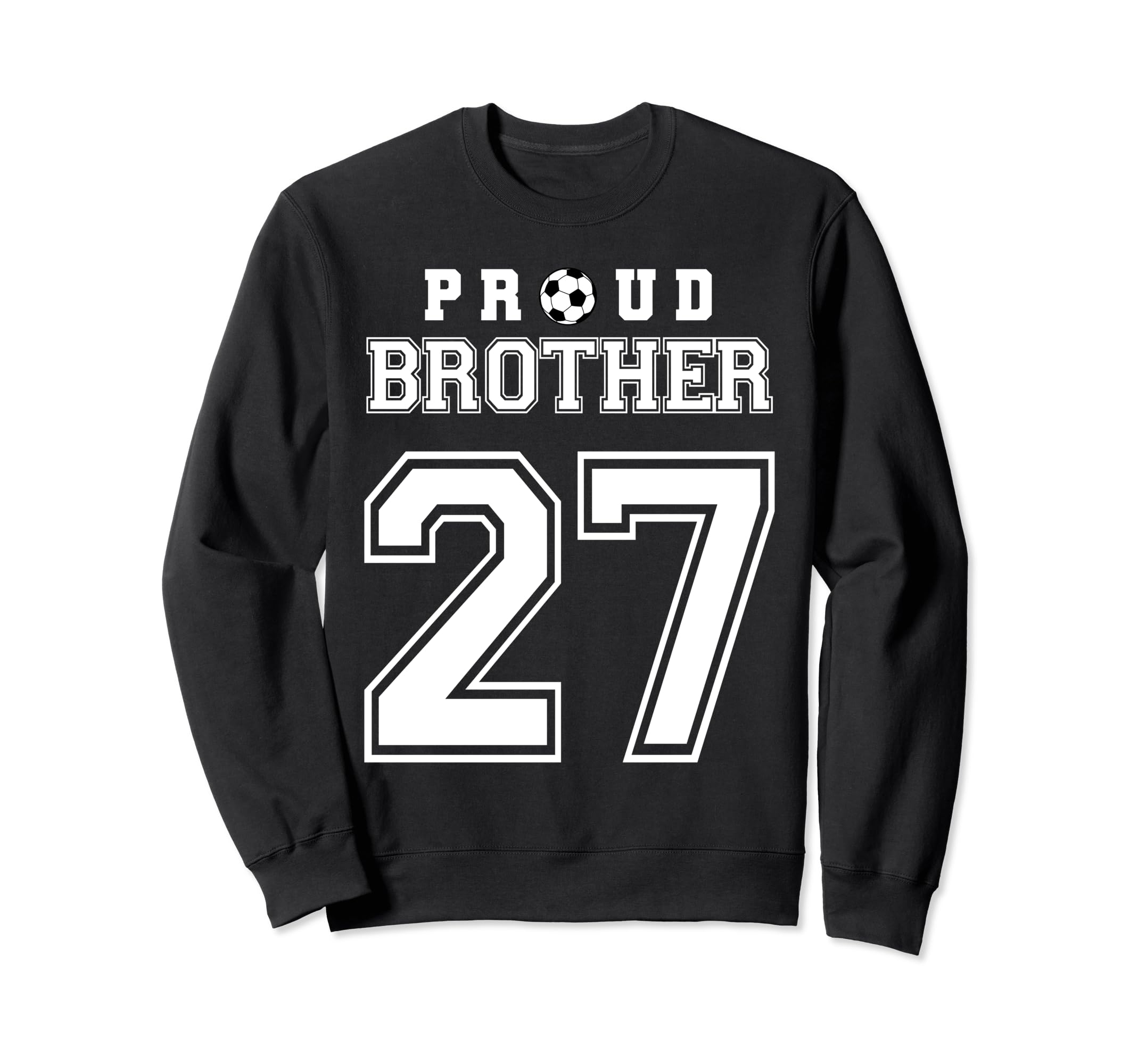 Number 27 Custom Proud Soccer Sweatshirt - Aesthetic Graphic for Adults - T-Shirt, Sweatshirt, Hoodie