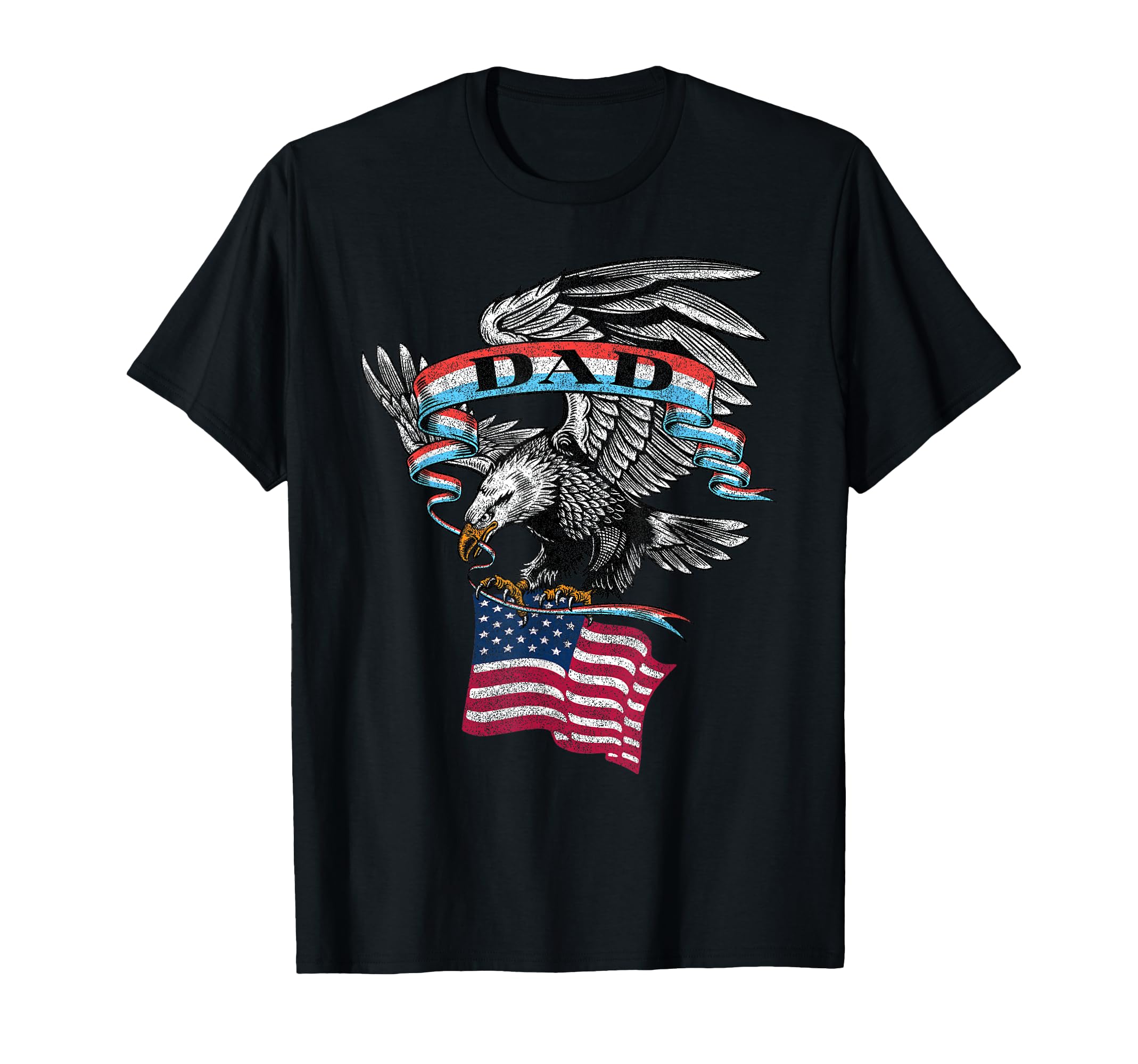 Dad American Flag Usa Eagle T-Shirt - Streetwear Style for Adults - T-Shirt, Sweatshirt, Hoodie