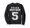 Number 5 Custom Proud Soccer Futbol Sweatshirt - Custom Art Print Unisex - T-Shirt, Sweatshirt, Hoodie