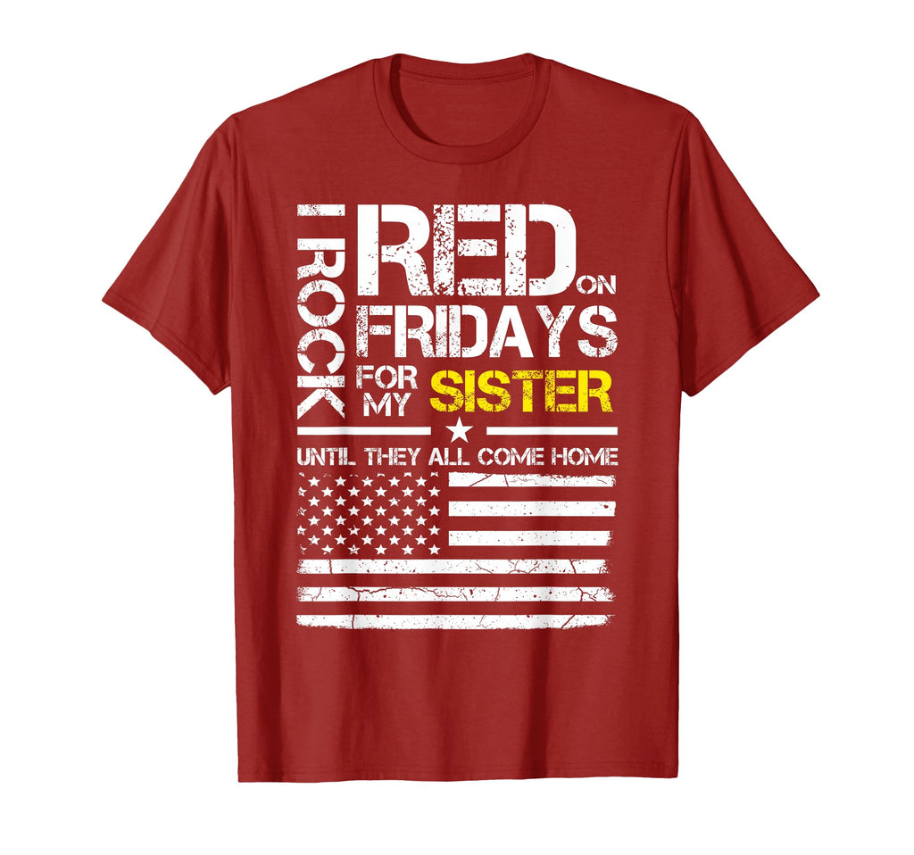 Red Friday Military Brother Wear Red T-Shirt - Minimalist Print Men Women - T-Shirt, Sweatshirt, Hoodie