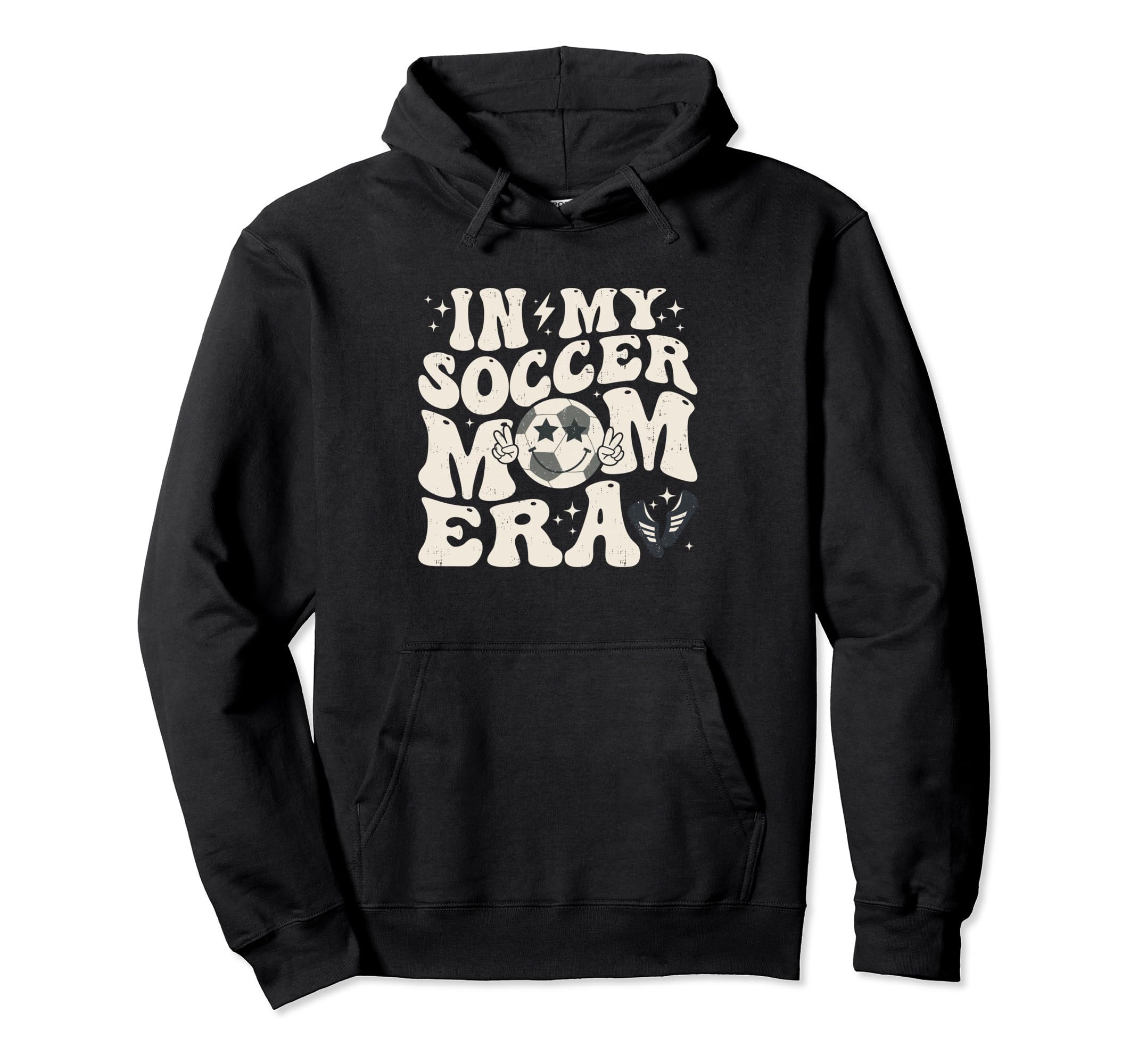 Groovy My Soccer Mom Era Hoodie - Minimalist Print Men Women - T-Shirt, Sweatshirt, Hoodie