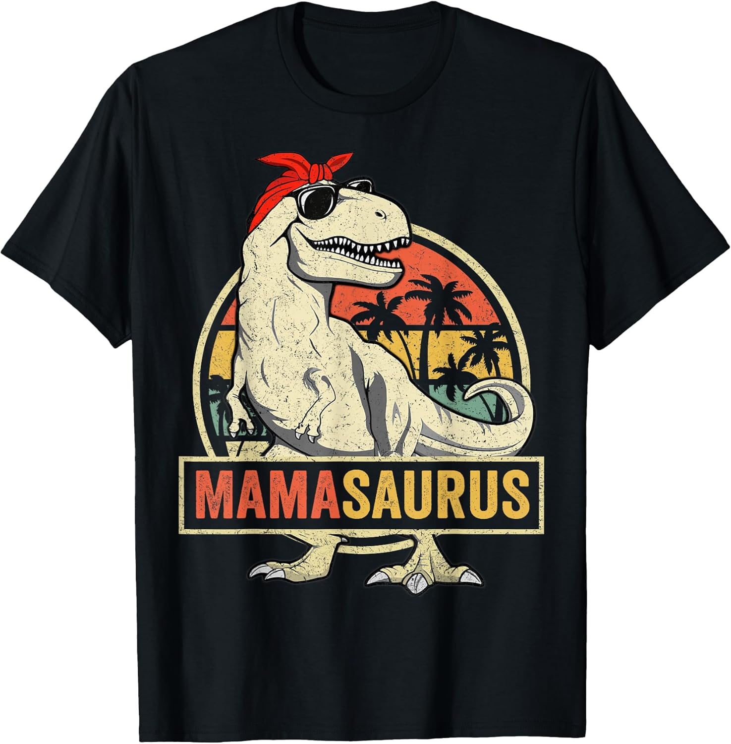 Mamasaurus T rex Dinosaur Funny Mom Mommy - Adult & Kids T-Shirts, Sweatshirts & Hoodies apparel design preview 1